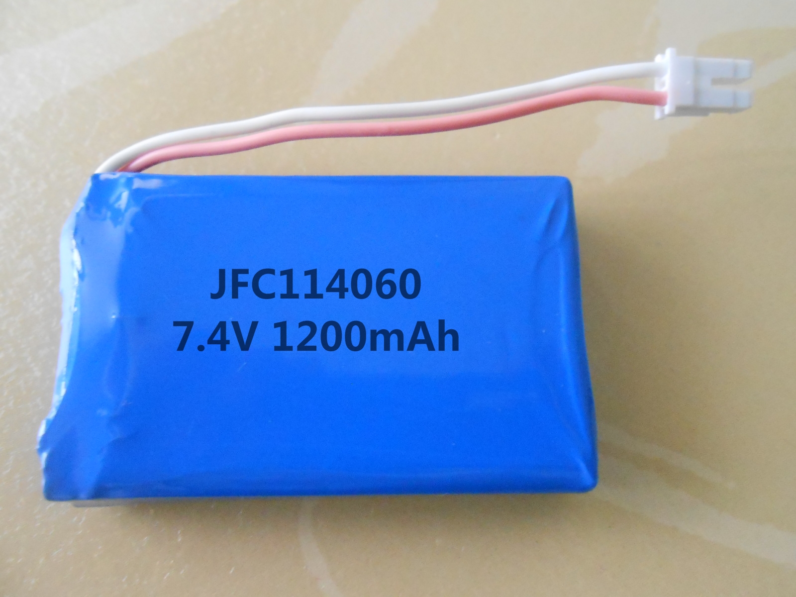 7.4V串联电池组 114060 1200MAH  带充放电保护耐高温充电电池