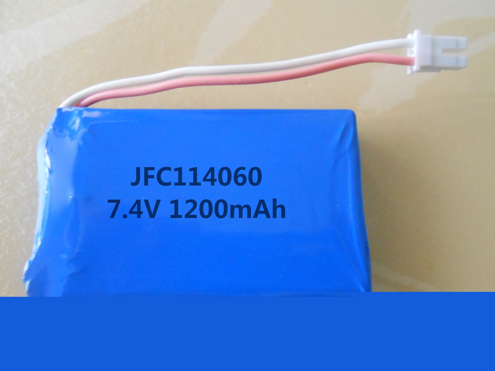 7.4V串联电池组 114060 1200MAH  带充放电保护耐高温充电电池