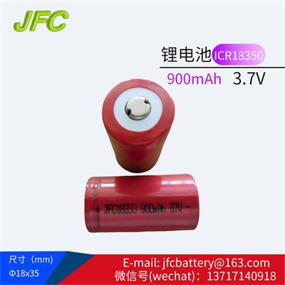 大功率吸奶器电池，3C放电倍率，尖头18350 3.7V 900mAh